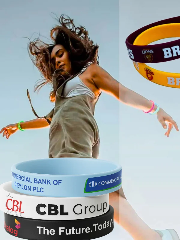 Silk Screen Printed Wristbands